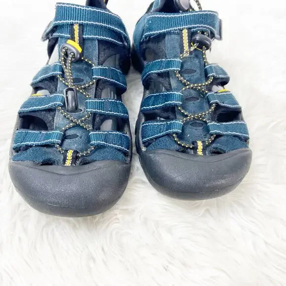 Keen 6 US Youth Blue Strap Hook and Loop Newport H2 Walking Hiking Sandals - Picture 5 of 11